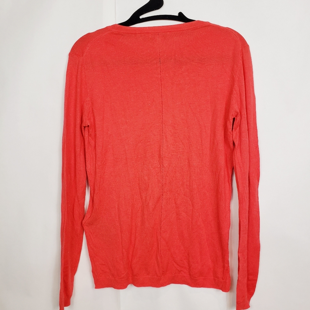 WHISTLES red sparkle sweater pullover - Picture 8 of 11
